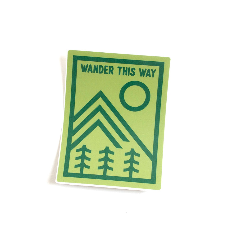 Stickers Northwest, Stickers, Art & School, 3", 579755, Wander This Way